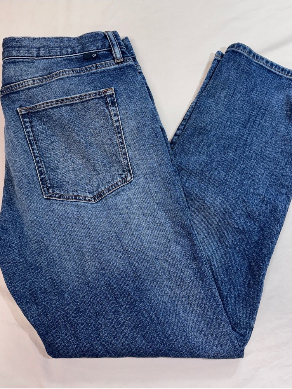 Outerknown SEA Jeans Men 34x32 Local Straight Fit Medium Wash Organic Cotton